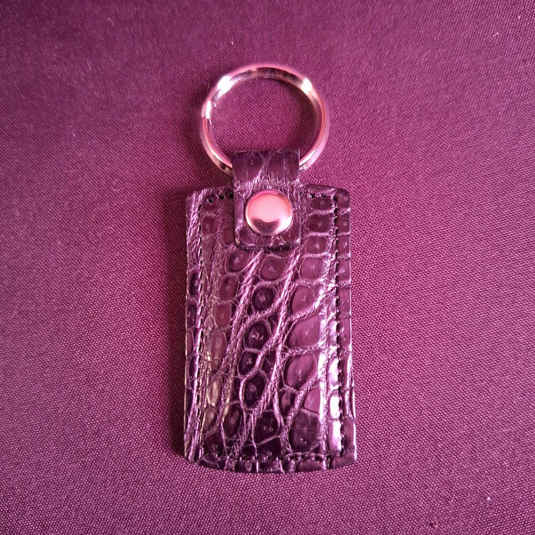 YOU　東京クロコダイル　マット　グランデ　ナイルクロコダイル　1枚革　黒