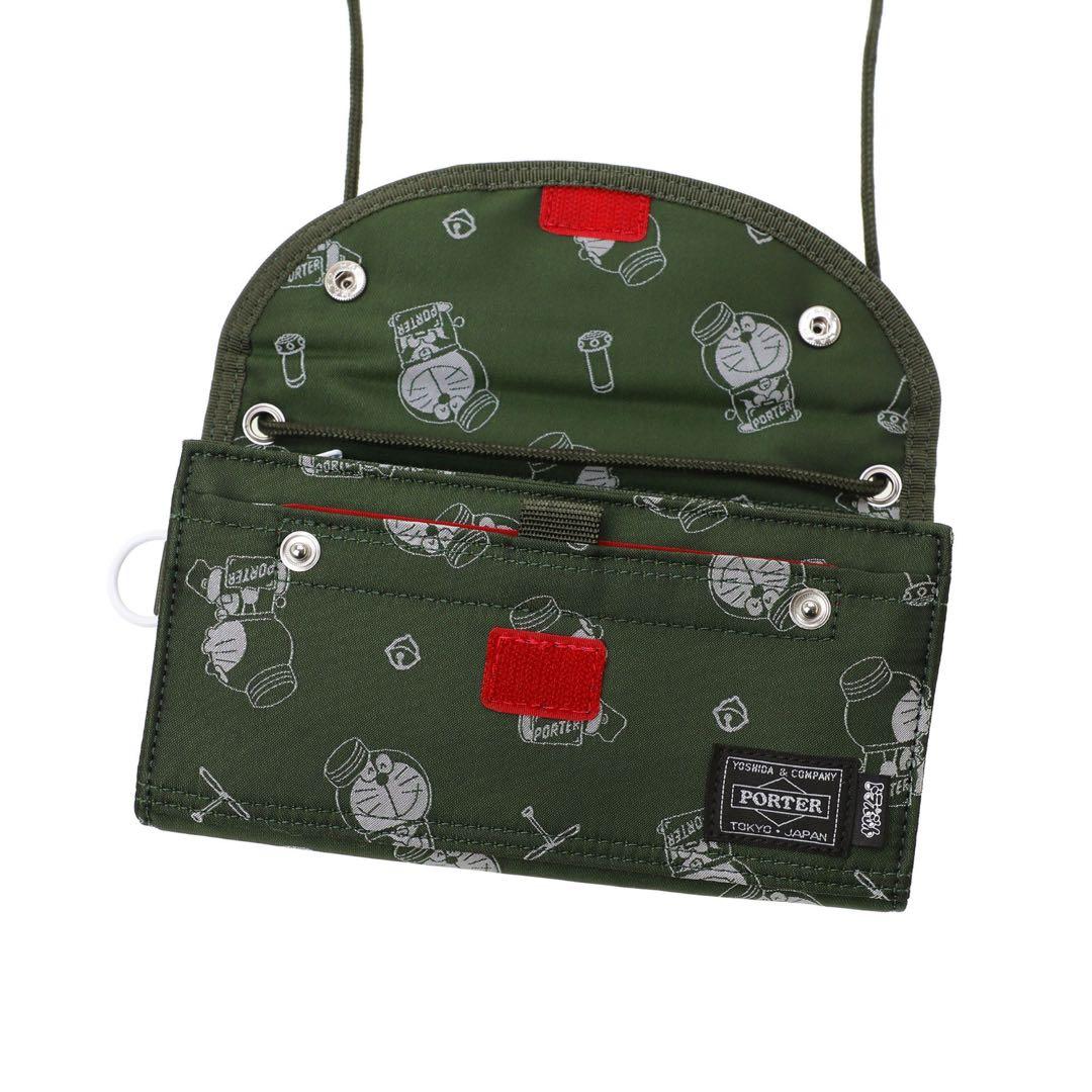 レア✨【未使用】PORTER ポーター ドラえもん 長財布 ロングウォレット 緑