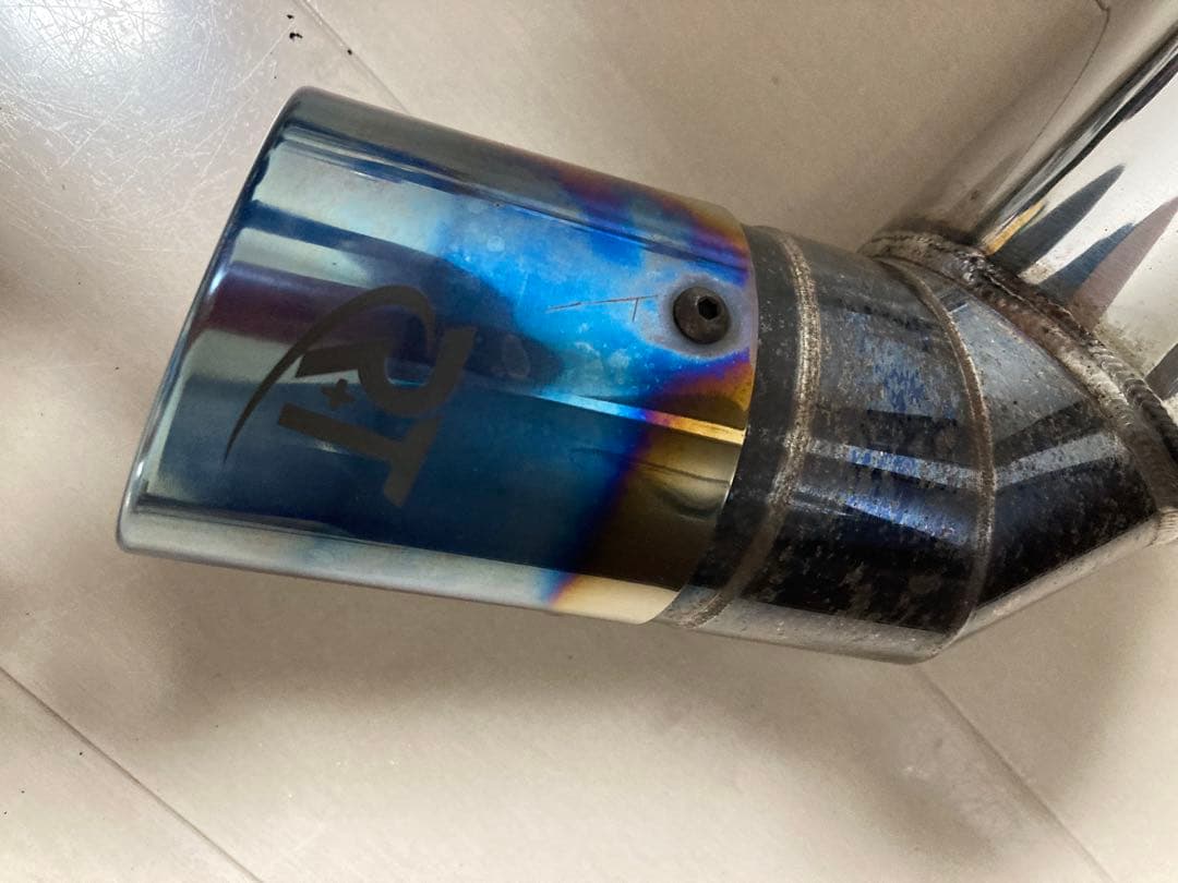 RIDE＋TECH エブリイDA17用UPSTYLEマフラー　チタンテール