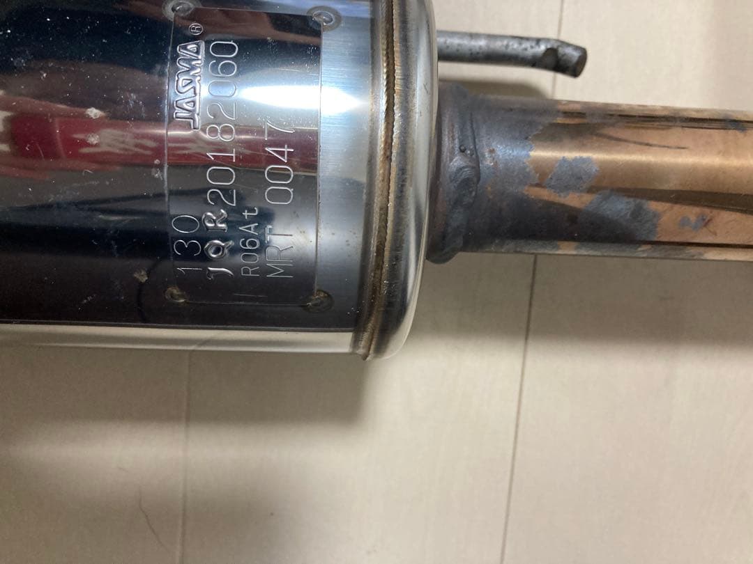 RIDE＋TECH エブリイDA17用UPSTYLEマフラー　チタンテール