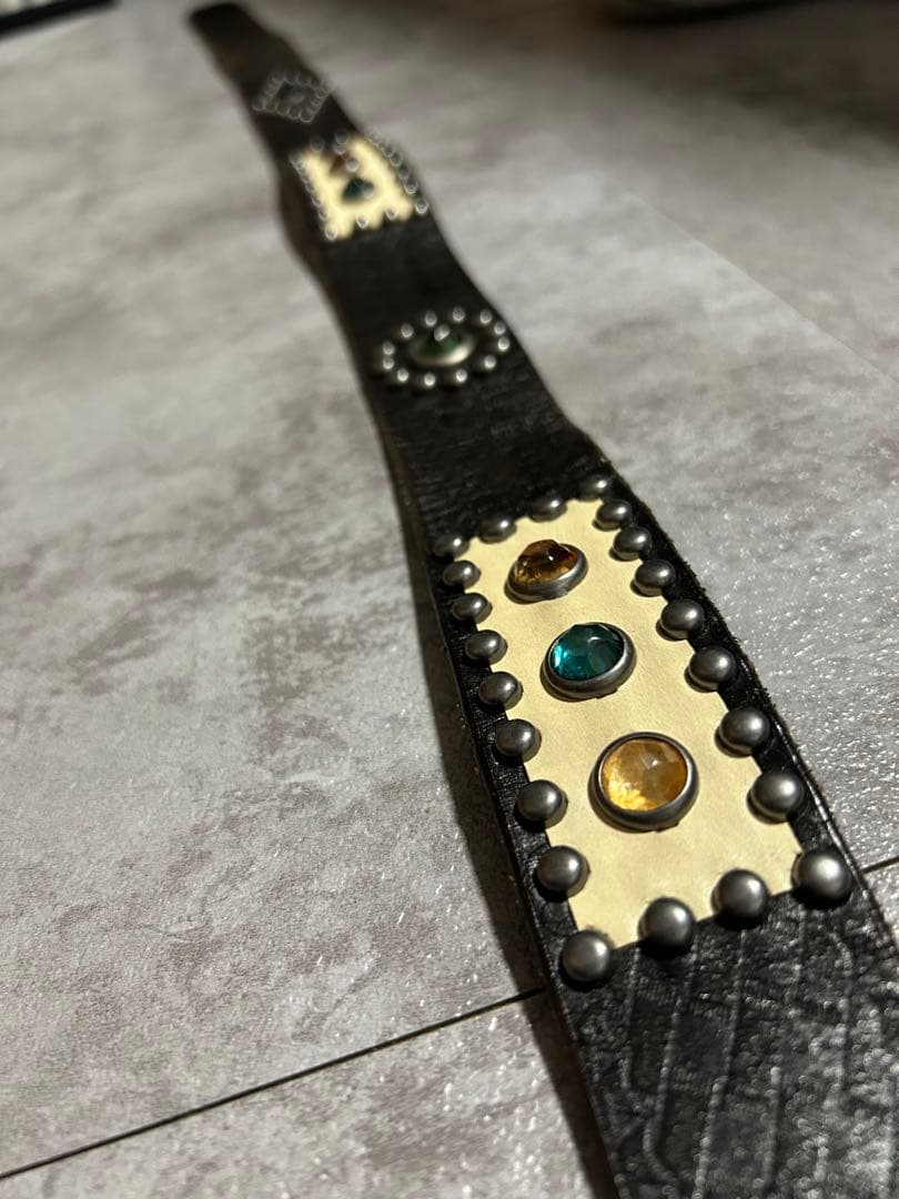 希少　RRL スタッズレザー ベルト　30