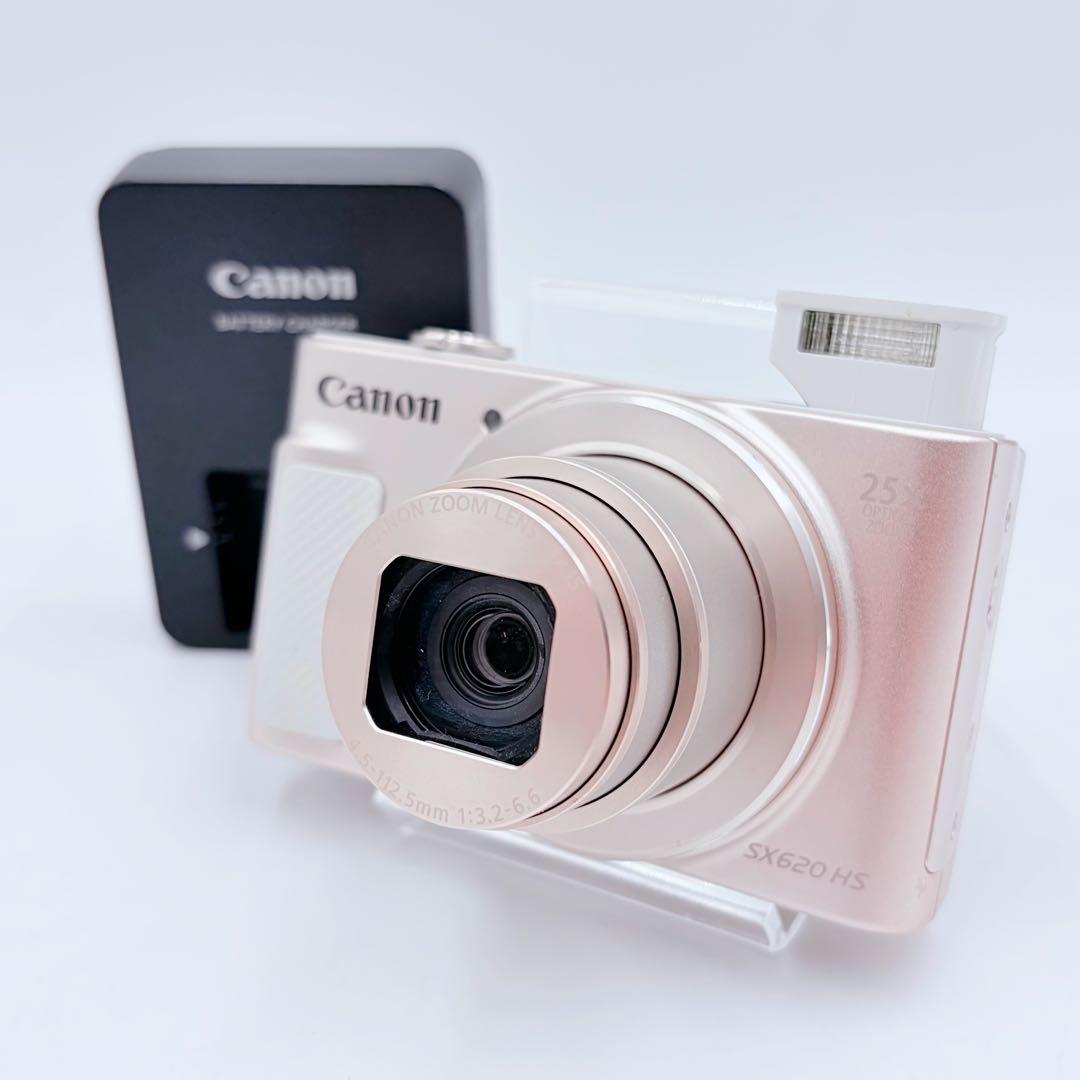 Canon PowerShot SX620 HS コンデジ デジカメ ホワイト