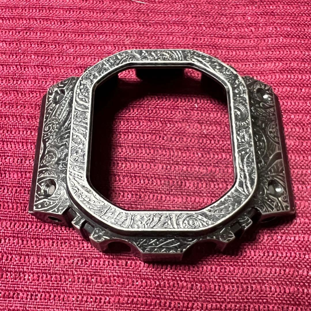 新品 G-SHOCKカスタムキット ペイズリー 柄 ブラック　5600対応