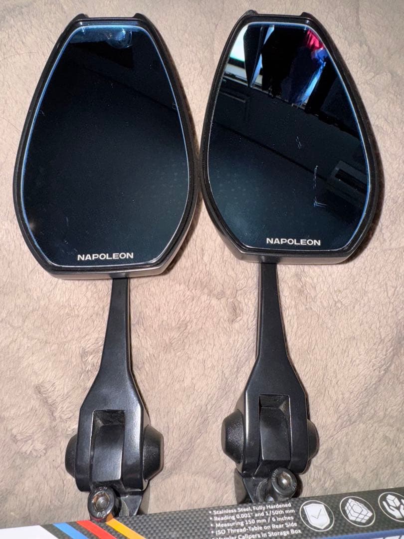 NAPOLEON バイクミラー ブラック