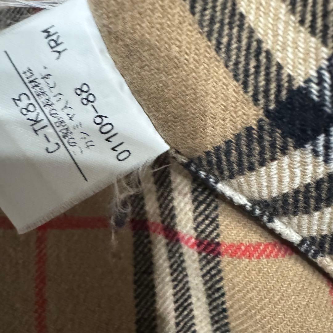 バーバリーズ ダブルフェイス ダッフルコート カシミヤ ネイビー