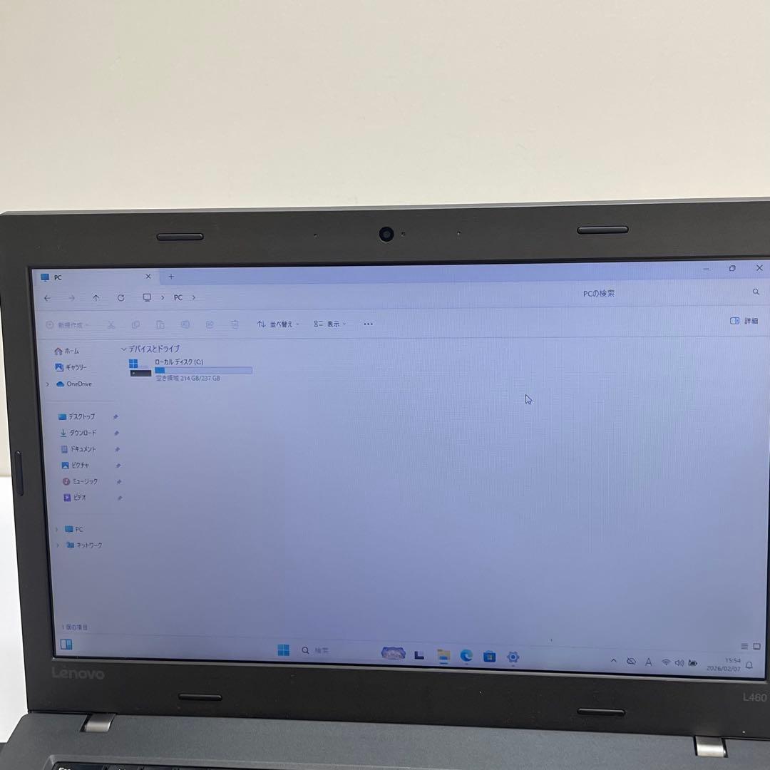 #076 レノボThinkpad L460 i5-6200U SSD256GB