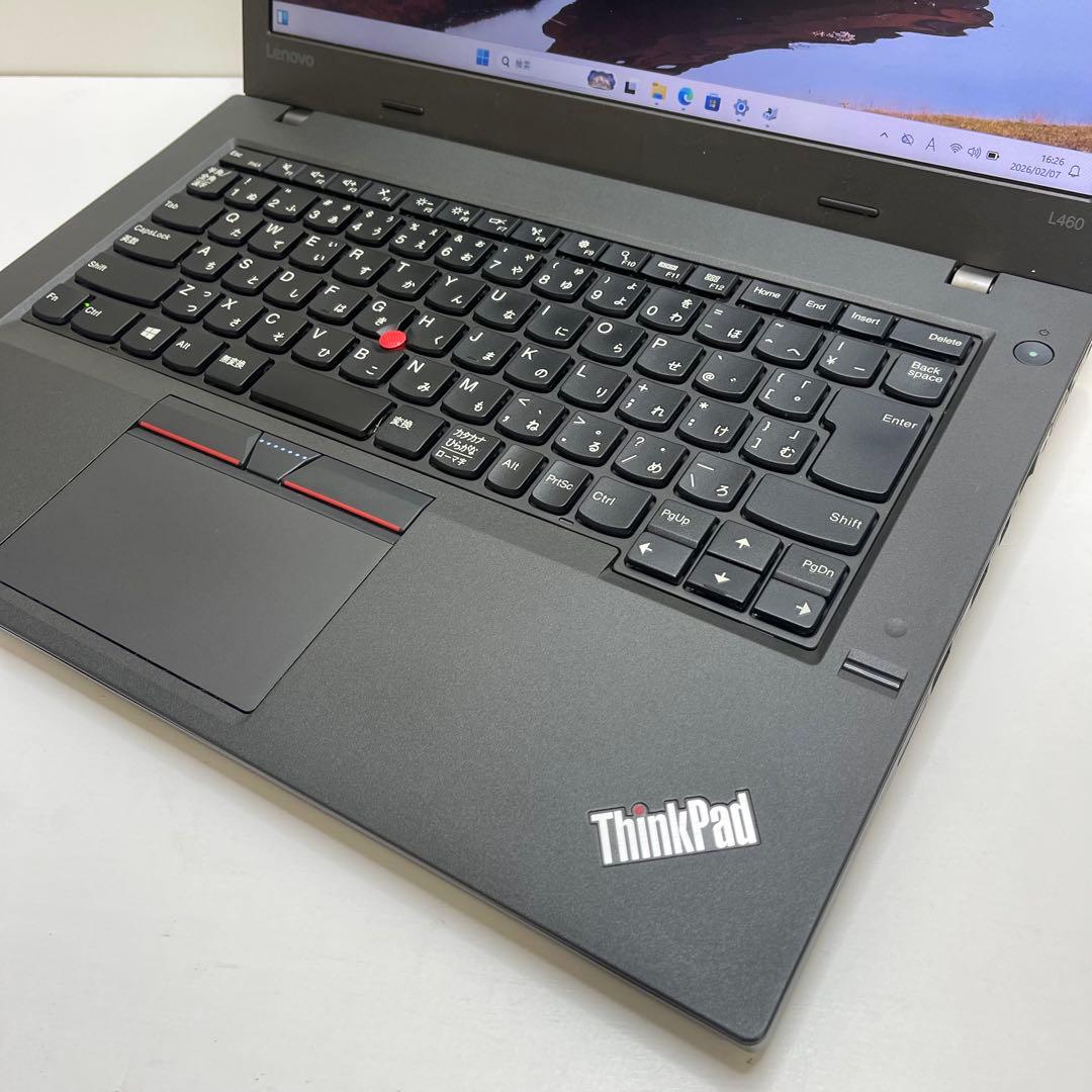 #076 レノボThinkpad L460 i5-6200U SSD256GB