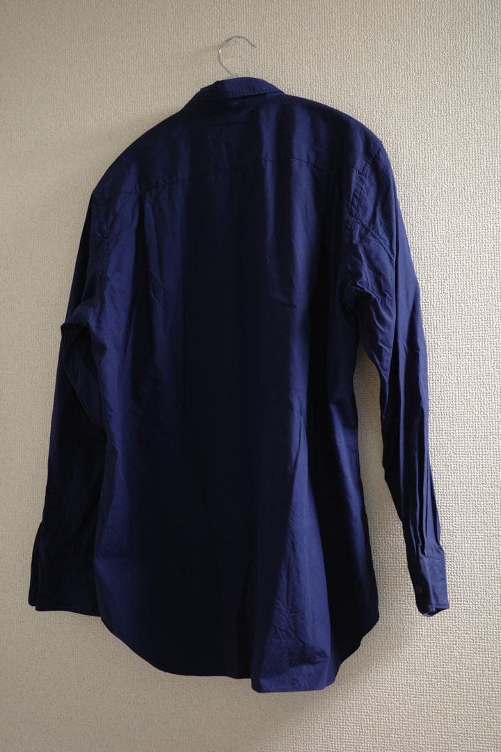 COMME des GARÇONS HOMME PLUS ネイビー長袖シャツ