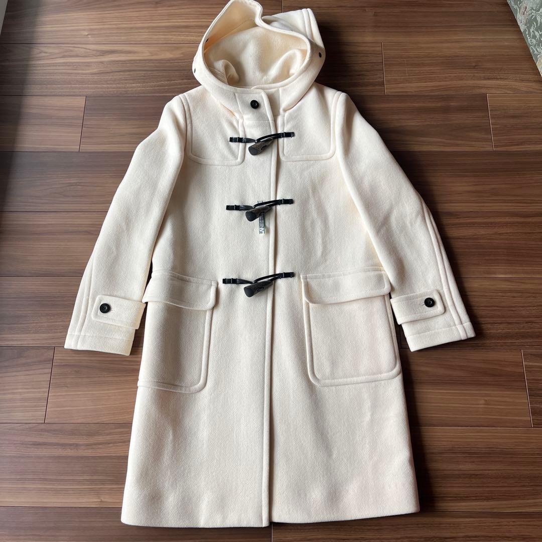 トゥモロランド MACPHEEウール ダッフルコート 36 オフホワイト