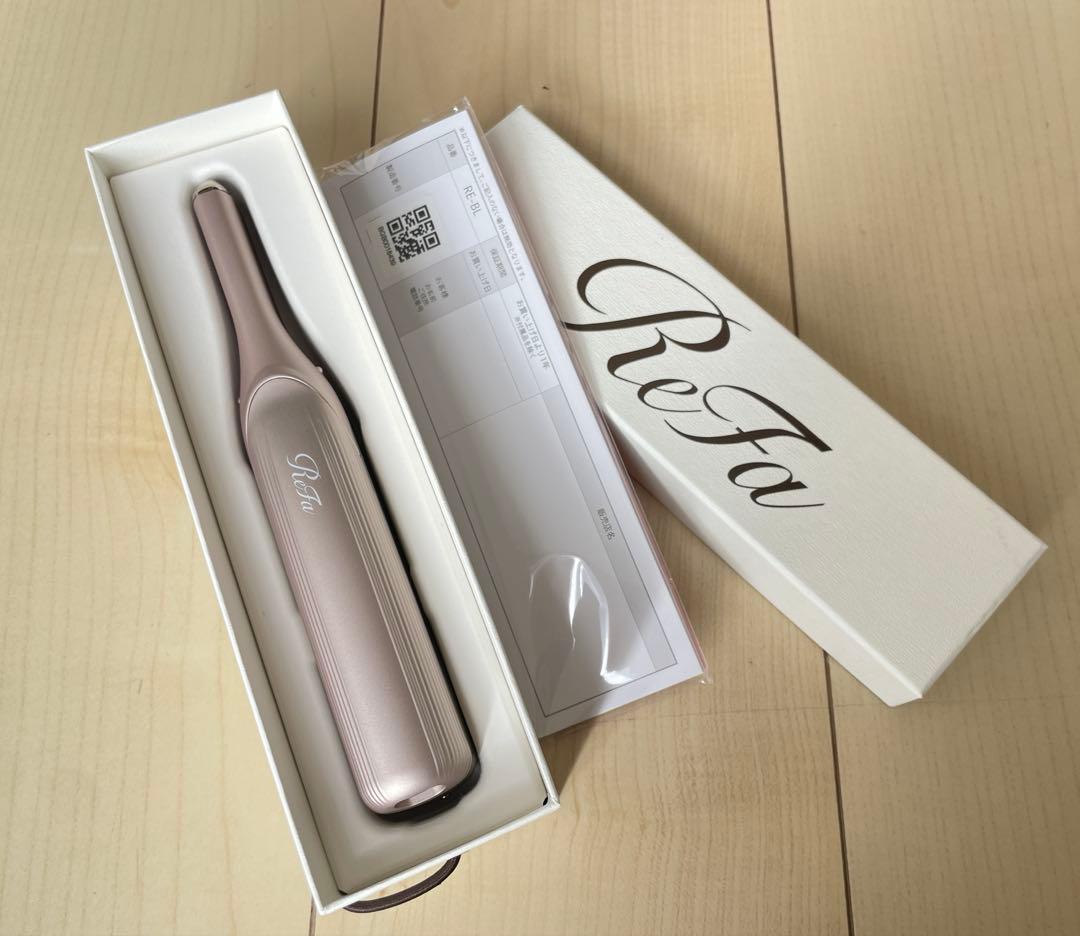 【箱あり】ReFa フィンガーアイロン ST6 シャンパンゴールド