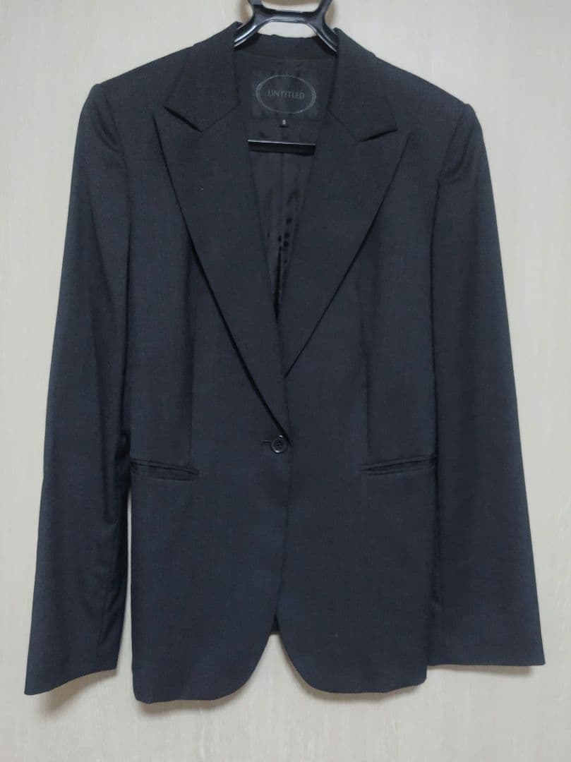 UNTITLED アンタイトル パンツスーツ チャコールグレー サイズ3