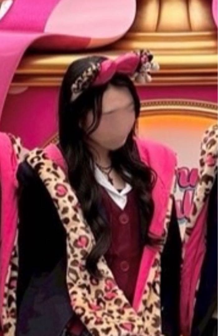 ミニー ヒョウ柄カチューシャ