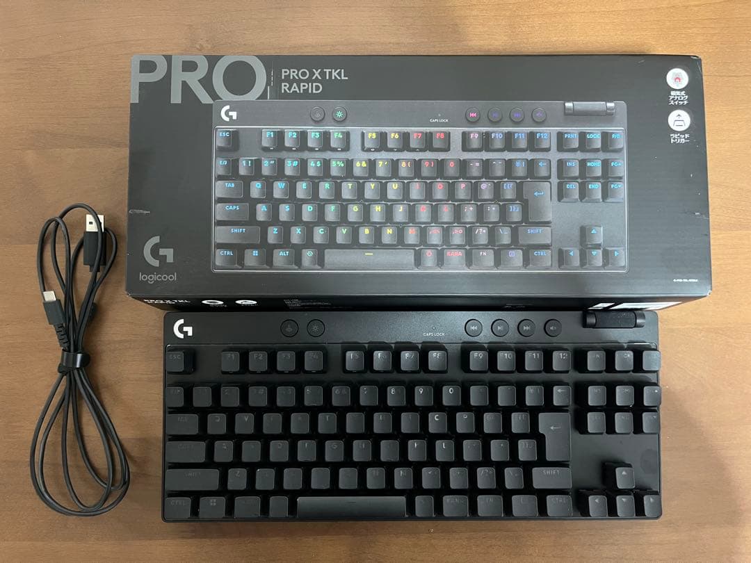 Logitech PRO X TKL RAPID キーボード 本体