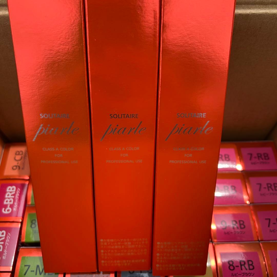 【新品・未使用】アモロス SOLITAIRE piarle カラー剤 44本