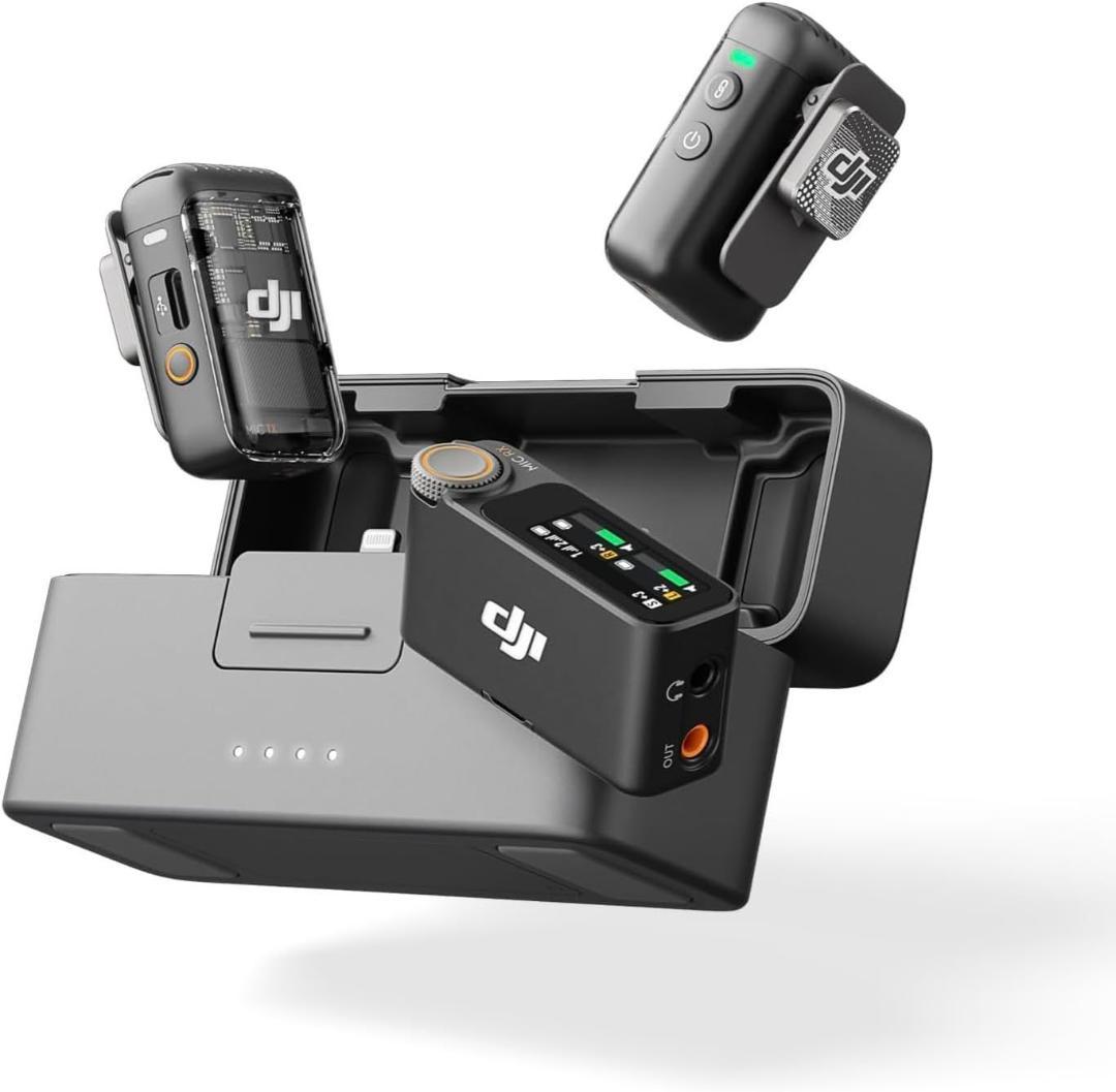 DJI Mic 2（トランスミッター×2 + レシーバー×1 + 充電ケース）