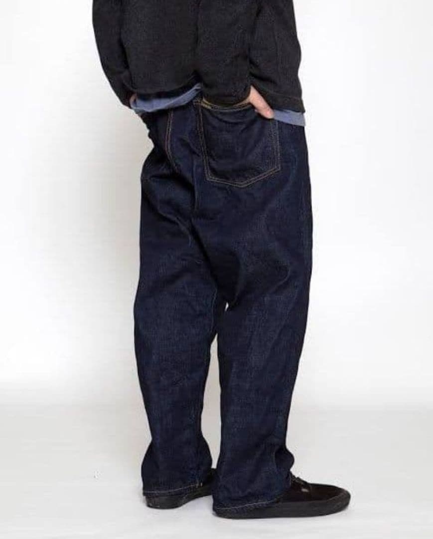 コットンデニムパンツ インディゴ W30