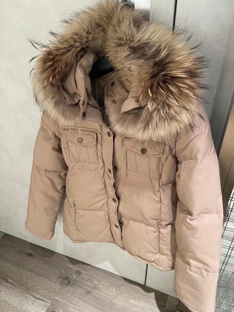 新品級　ショートダウンコート　イトキン　フォックスファー　アナイ　ノエラ