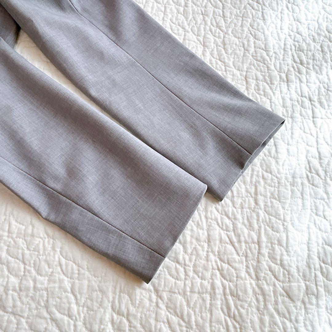 セオリー TAILOR LANAI パンツスーツ セットアップ ノーカラー L