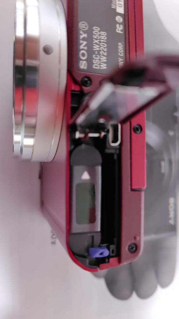 ジャンク【USB端子・三脚ネジ】　DSC-WX500 デジカメ サイバーショット