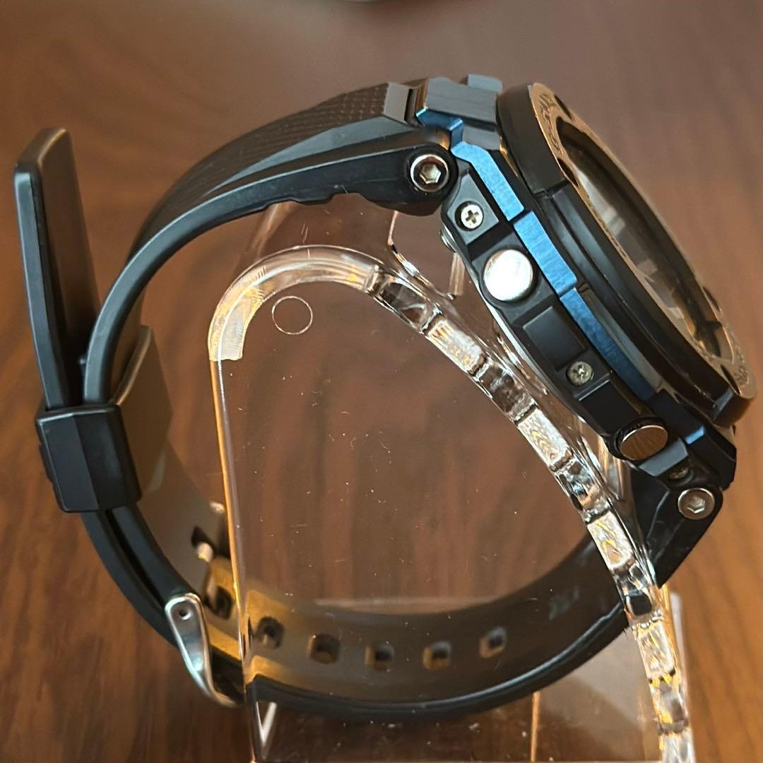 【最終値下げ】G-SHOCK GST-W300G ブルー ブラック