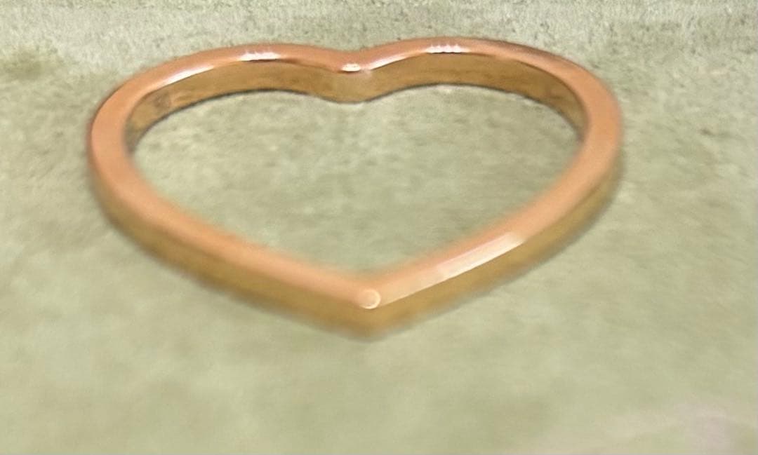 レポシ アンティフェール ハート リング 実寸10.5号