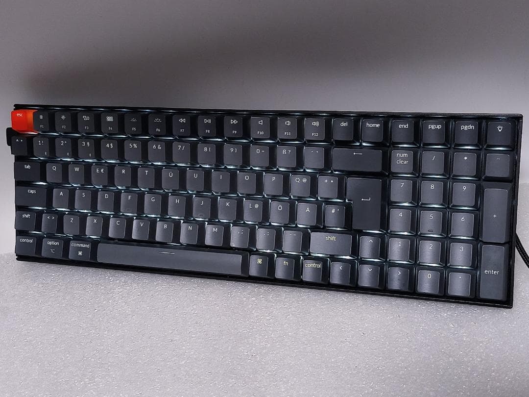 【動作確認済】Keychron K4 V2 ワイヤレスメカニカルキーボード 茶軸