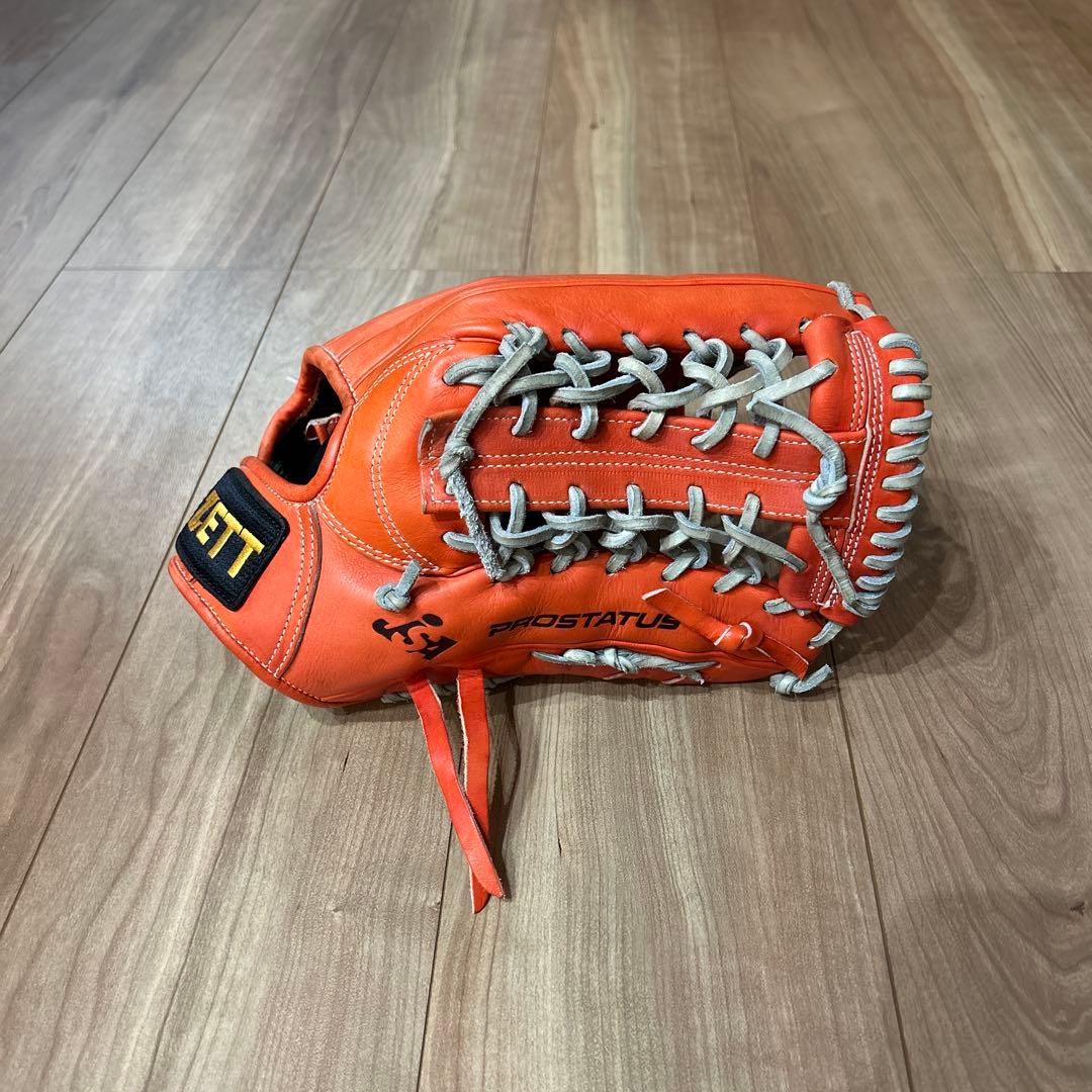 ★旧ラベルZETTプロステイタス外野手用ソフト軟式草野球★