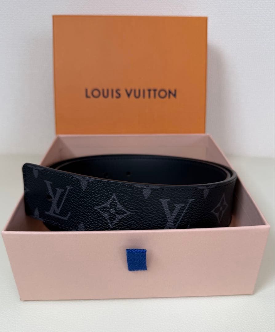 (くみっきー)LOUIS VUITTON ブラック ベルト バックル無し