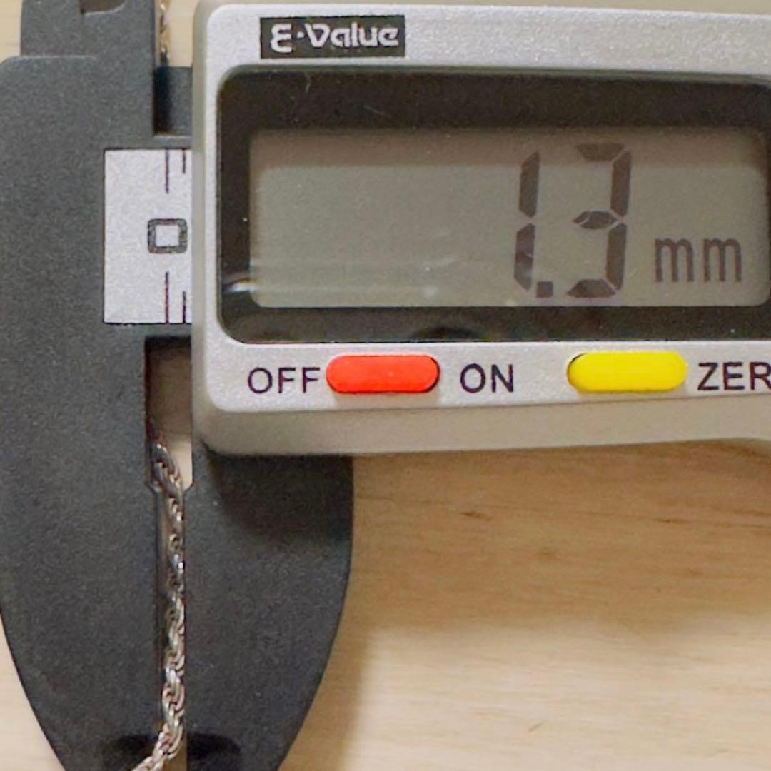 Silver925 ツイストチェーンネックレス 47cm