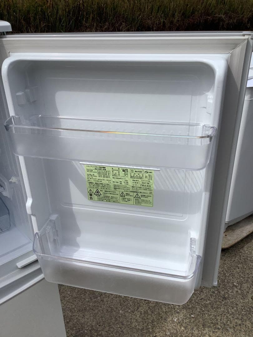 美麗 シャープ 2ドア冷蔵庫 SJ-14E7-KW 2020年製 137L