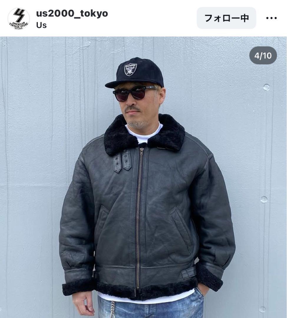 us 三軒茶屋　山田蓮　山田レン　b-3 ボンバージャケット　フライトジャケット