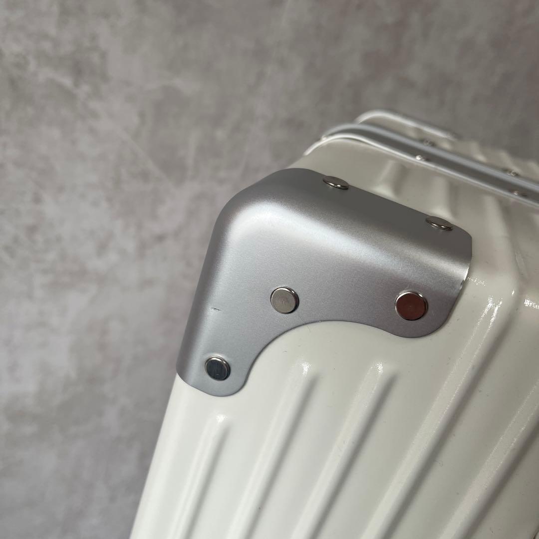 [Vilgazz] キャリーケース TSAロック 4-7泊 M 58L ホワイト