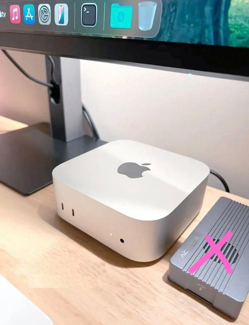 超美品 Apple Mac mini M4 16/256 シルバー