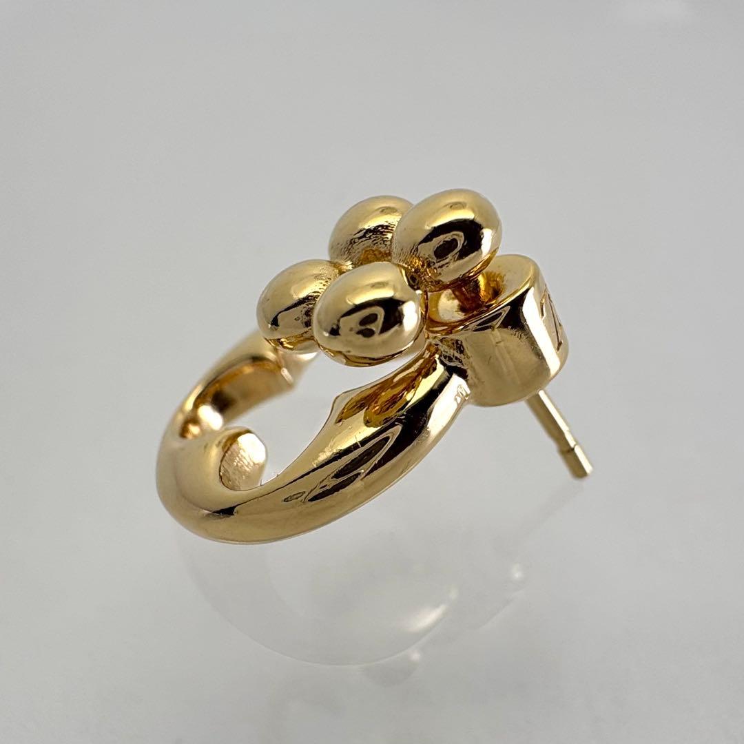 LOUIS VUITTON ピアス LVフラワーグラム ブックルドレイユ