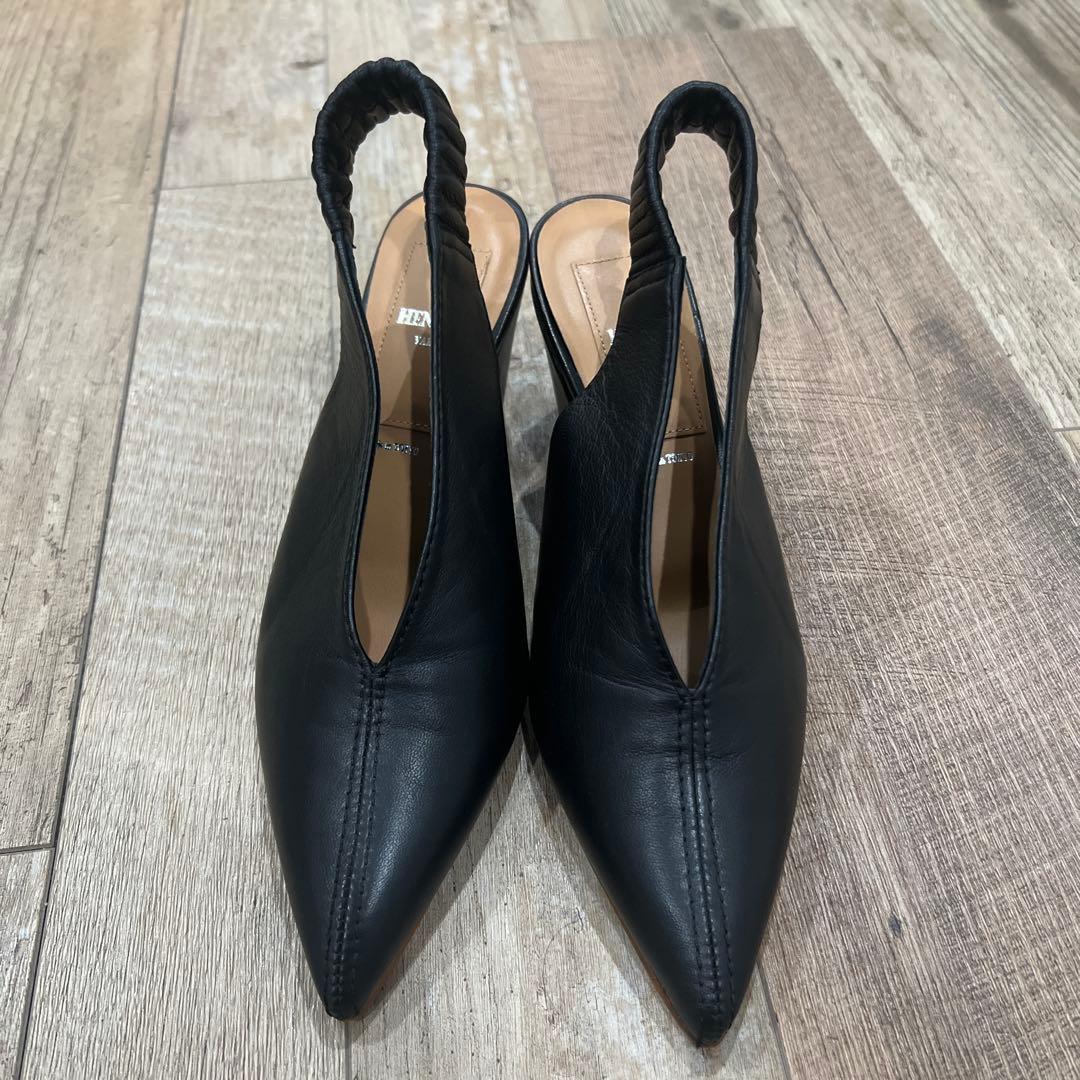 HENRI EN VARGO ポインテッドトゥ ヒールパンプス36