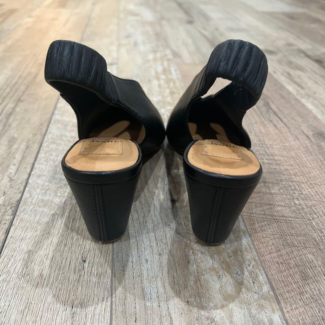 HENRI EN VARGO ポインテッドトゥ ヒールパンプス36