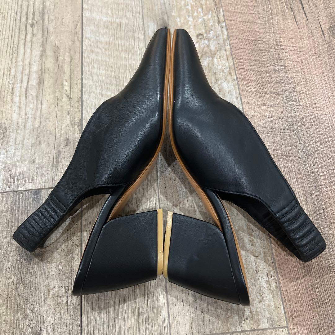 HENRI EN VARGO ポインテッドトゥ ヒールパンプス36