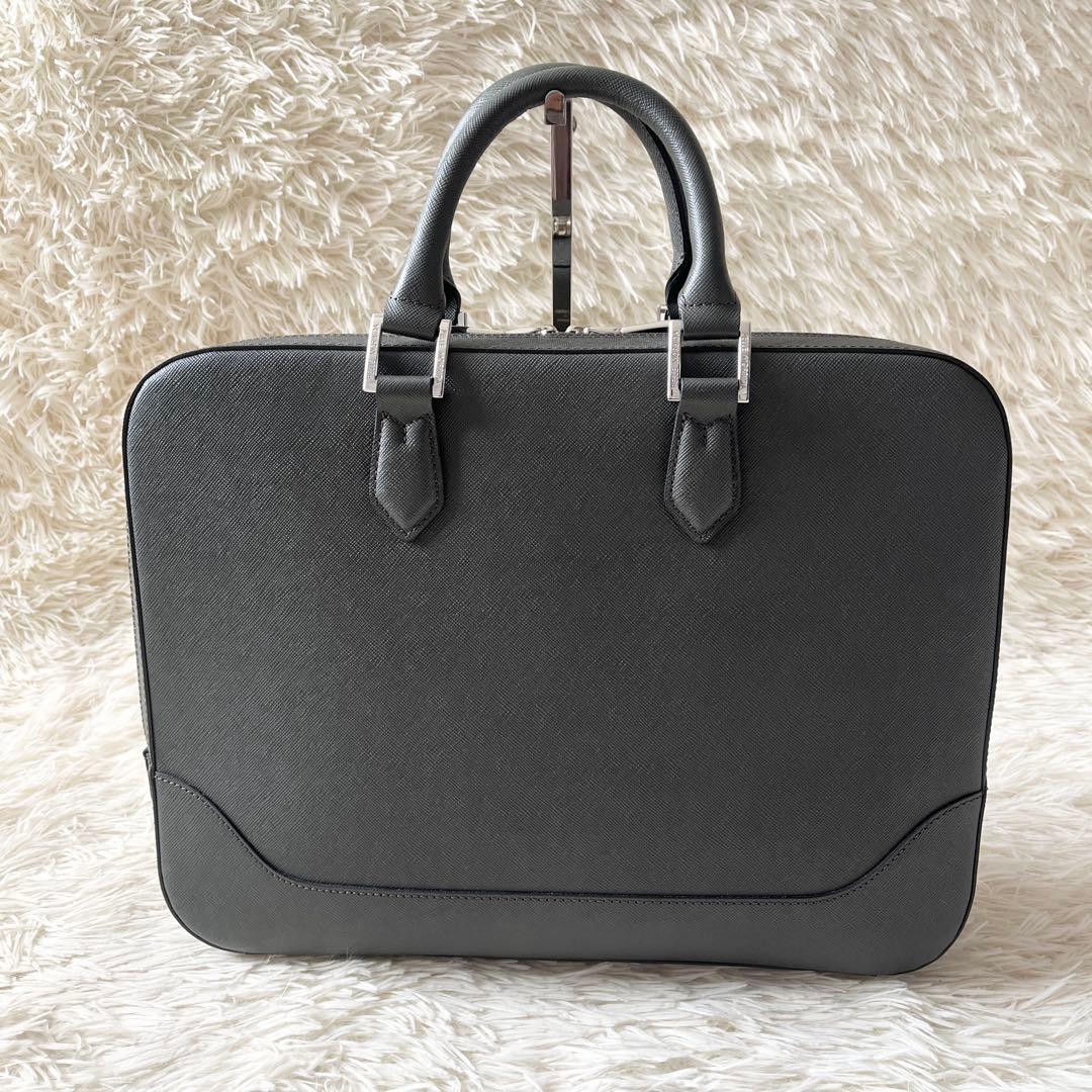 新品未使用✨PELLE MORBIDA ペッレモルビダ　ブリーフケース　グレー