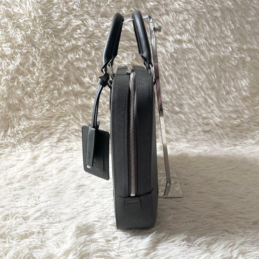 新品未使用✨PELLE MORBIDA ペッレモルビダ　ブリーフケース　グレー