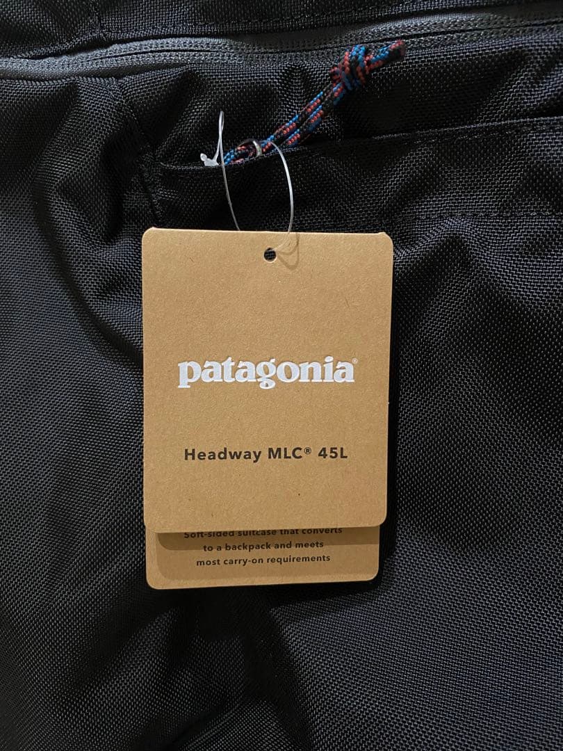 新品未使用 タグ付き Patagonia Headway MLC 45L