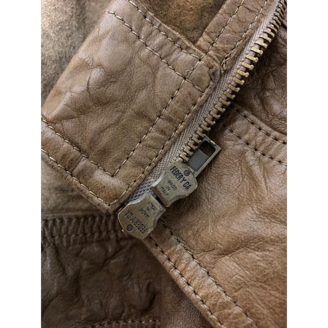 サルバトーレサントロ Salvatore Santoro高級ラムスキンブルゾン