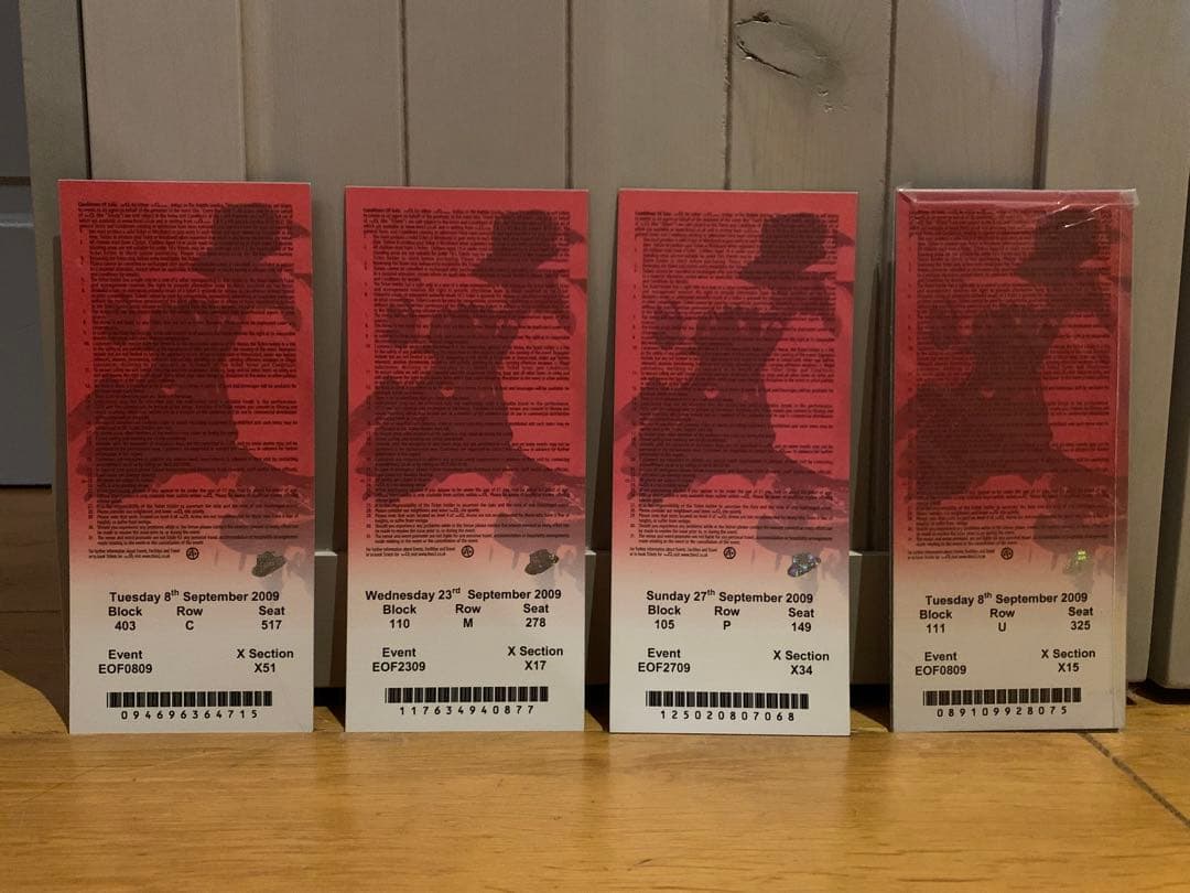 マイケルジャクソン　THIS IS IT ホノグラム　チケット(7枚セット＋1)