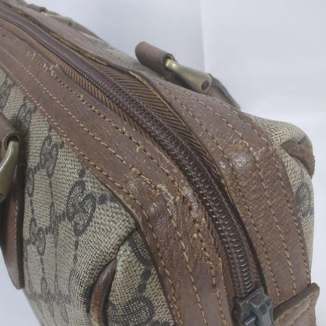 GUCCI グッチ GG柄 レザー ハンドバッグ ミニボストンバッグ