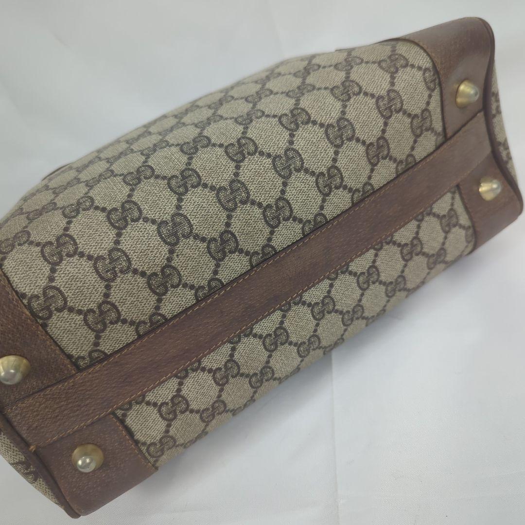 GUCCI グッチ GG柄 レザー ハンドバッグ ミニボストンバッグ