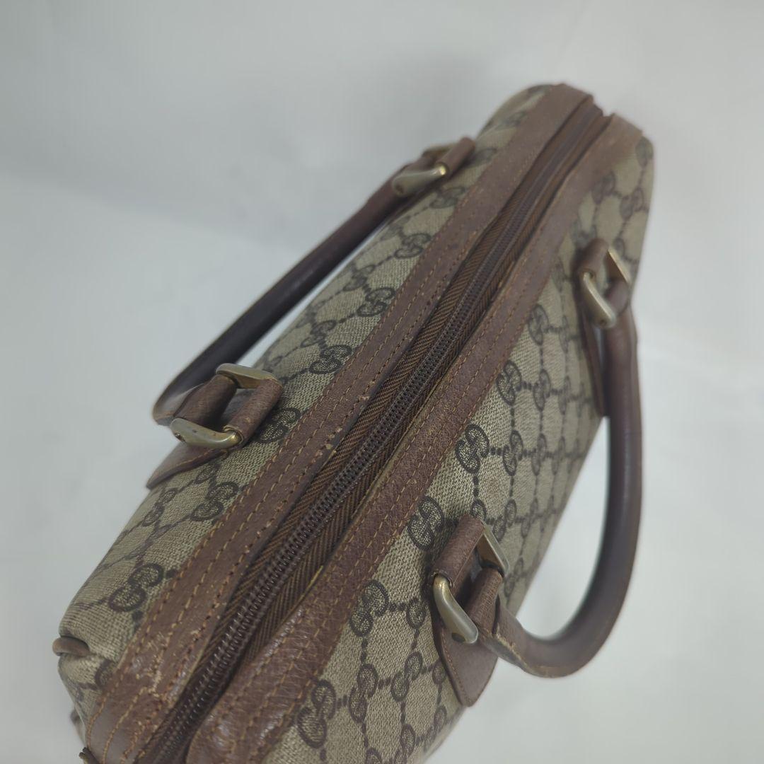 GUCCI グッチ GG柄 レザー ハンドバッグ ミニボストンバッグ