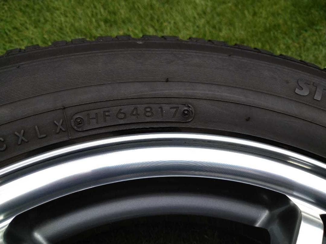 旧型フリードなどに  スタッドレスセット 185/65R15 バリ溝