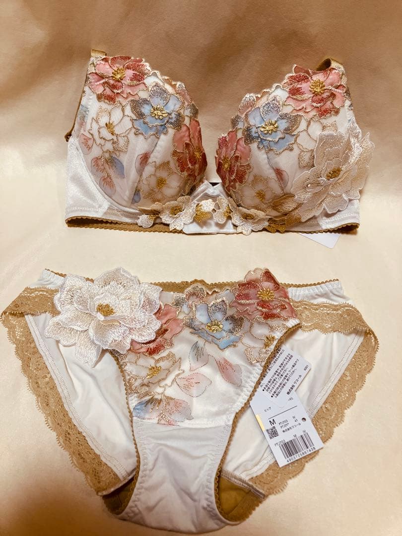 サルート 03G ブラE70＆ショーツM Tバック付 3点 新品タグ付