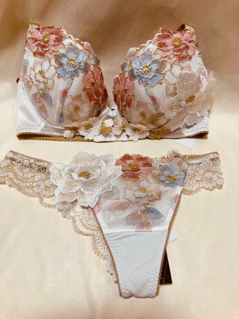 サルート 03G ブラE70＆ショーツM Tバック付 3点 新品タグ付