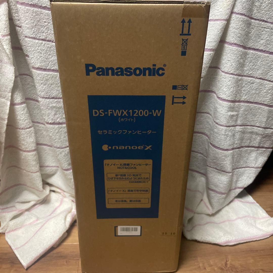 新品未開封Panasonic DS-FWX1200-W セラミックファンヒーター