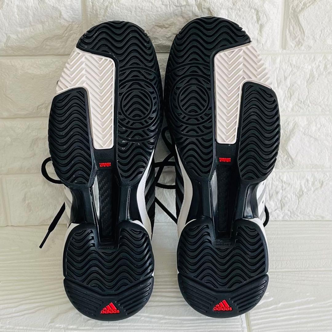 【未使用級】adidas バリケード5 クラシック黒赤白 SIZE 26cm